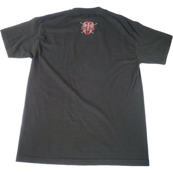 Authentic WWE Roman Reigns From Ashes to Empire T-Shirt Sz L Black/Red/Gray NWOT - Picture 2 of 8